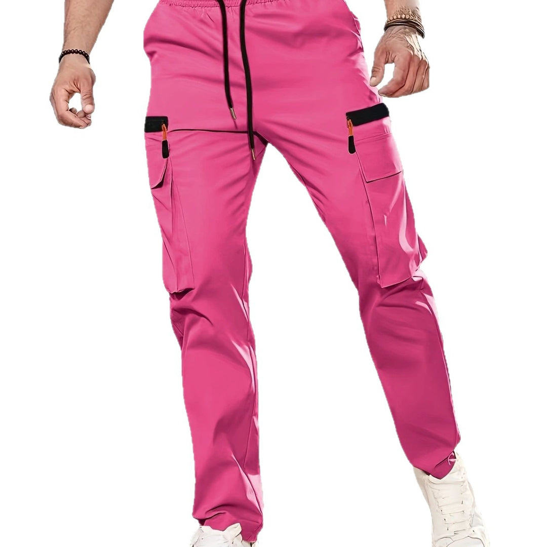 Herren Tapered Cargojogginghose mit elastischem Bund, Tunnelzug & Multifachtaschen Nord Taschen