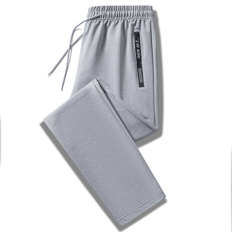 Herren Sportliche Trainingshose mit elastischem Tunnelzugbund, Reißverschlusstasche und glattem Performance‑Material Nord Taschen