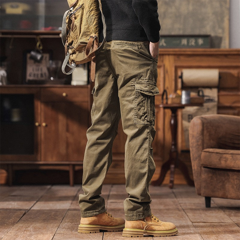 Herren Tapered Utility‑Cargo‑Hose mit Mehrfachtaschen und verstärkten Kniepartien Nord Taschen