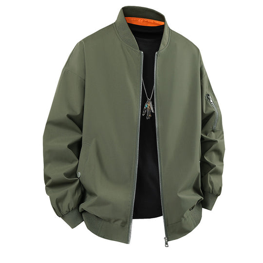 Herren Freizeitjacke mit hohem Kragen und praktischen Taschen Nord Taschen