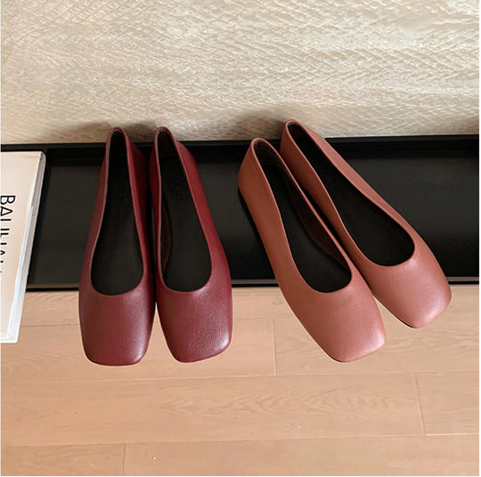 Damen Ballerinas aus hochwertigem Leder mit ergonomischem Fußbett