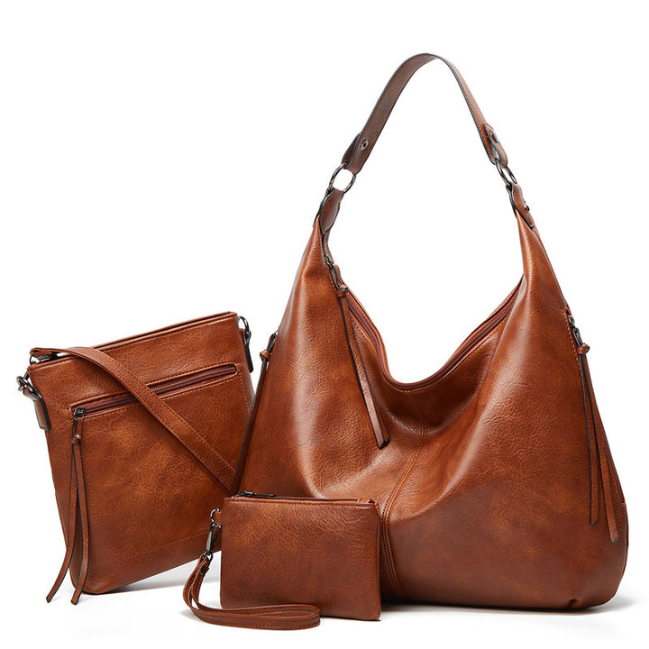 Damen Hobo-Tasche mit abnehmbarem Innenbeutel und praktischen Reißverschlussfächern Nord Taschen