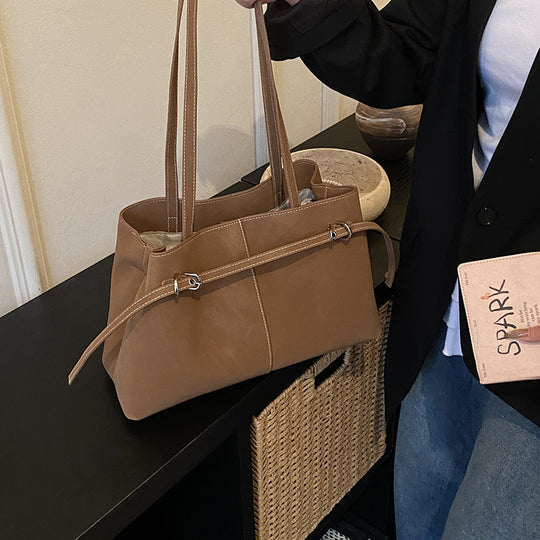 Damen Tote Bag aus hochwertigem Kunstleder mit elegantem Schulterriemen Nord Taschen