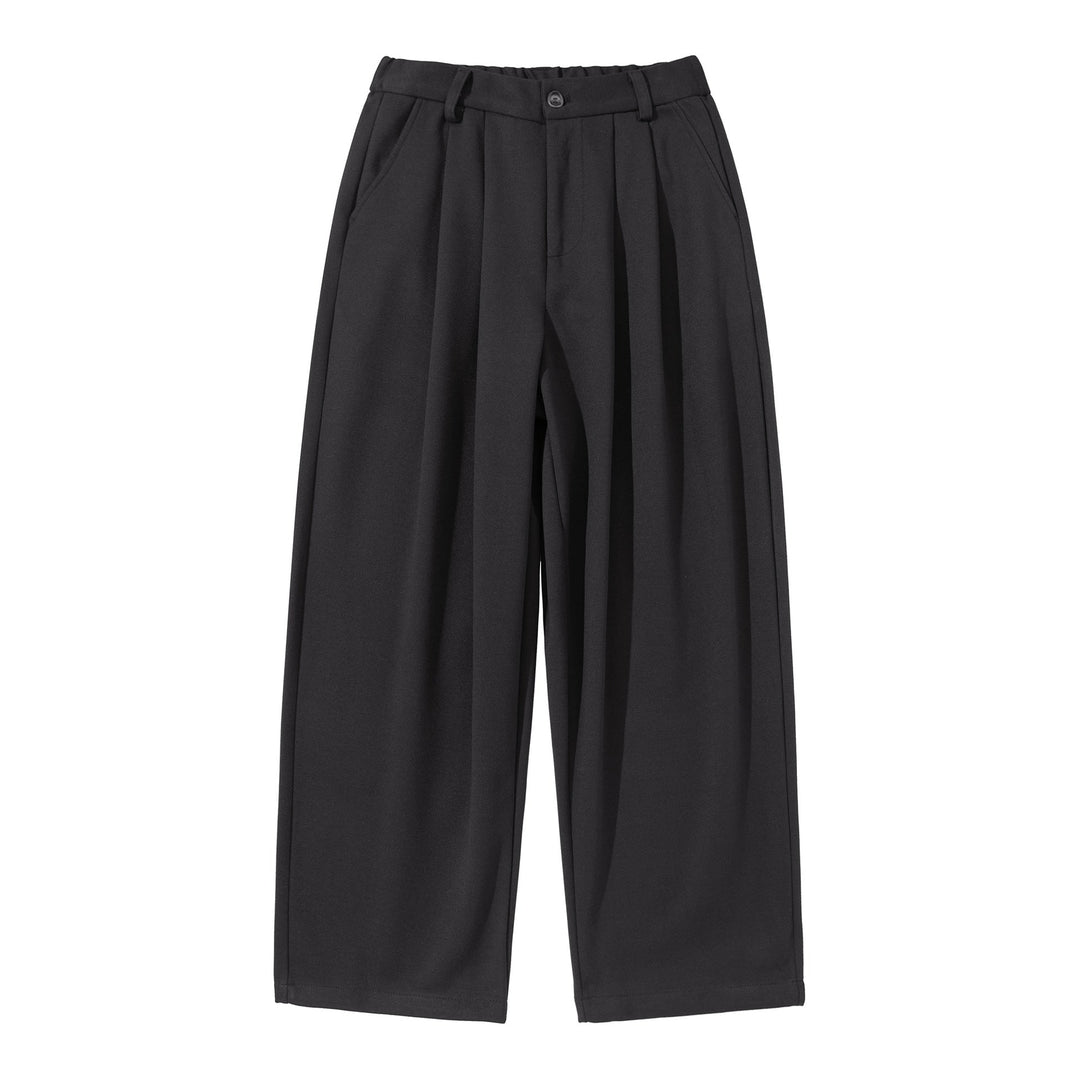Damen Hochtaillierte Culotte-Hose mit Bundfalten und elastischem Rückenteil Nord Taschen