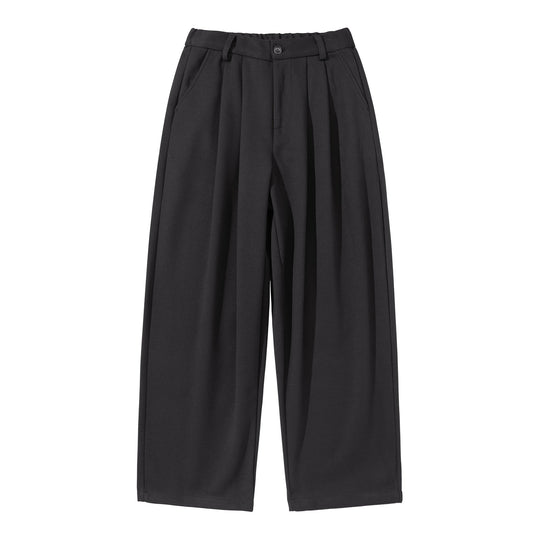 Damen Hochtaillierte Culotte-Hose mit Bundfalten und elastischem Rückenteil Nord Taschen