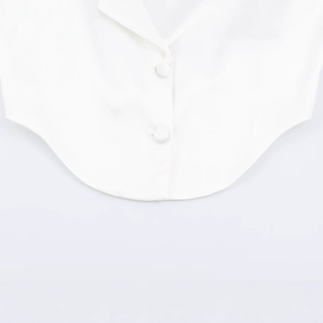 Damen Kurzblazer-Bolero mit Reverskragen und taillierter Silhouette Nord Taschen
