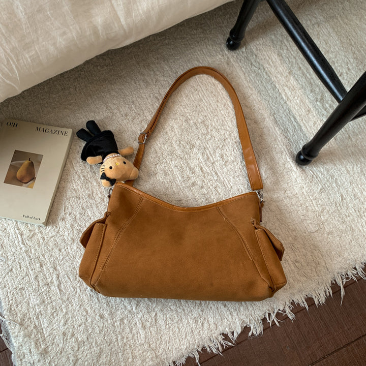 Damen Schultertasche mit abnehmbarem Schlüsselanhänger Nord Taschen