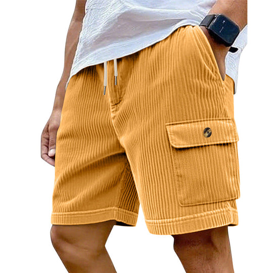 Herren Cargo-Shorts mit schmalem Schnitt und praktischen Seitentaschen