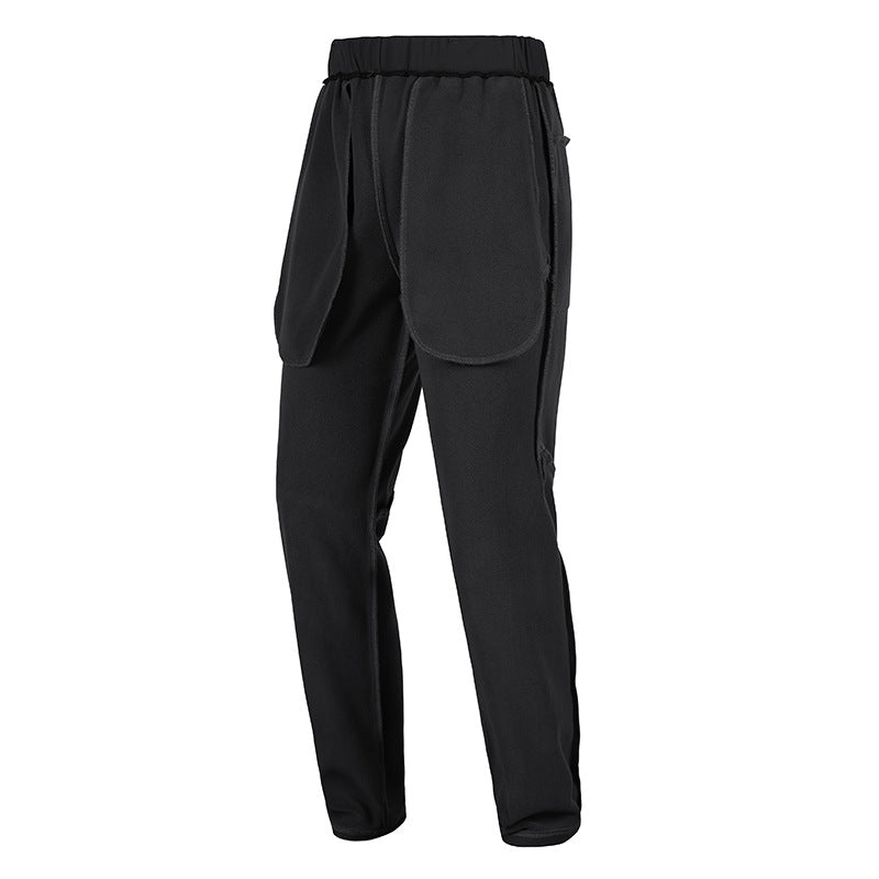 Herren Technische Cargo-Fleecehose mit übergroßen Klappentaschen und elastischem Bund Nord Taschen