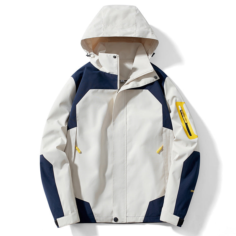 Herren technische Softshell‑Jacke mit abnehmbarer Kapuze, wasser- und winddichter Membran sowie Ärmel‑Utilitytasche Nord Taschen