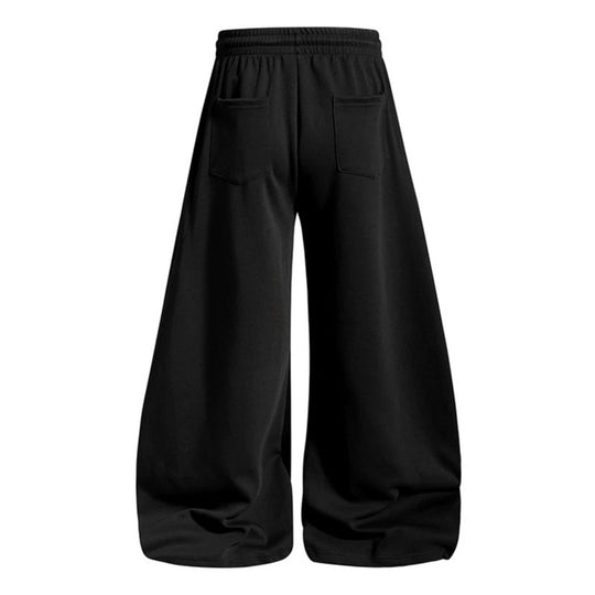 Damen weite Jogginghose mit elastischem Bund und Zier‑Schnürung Nord Taschen