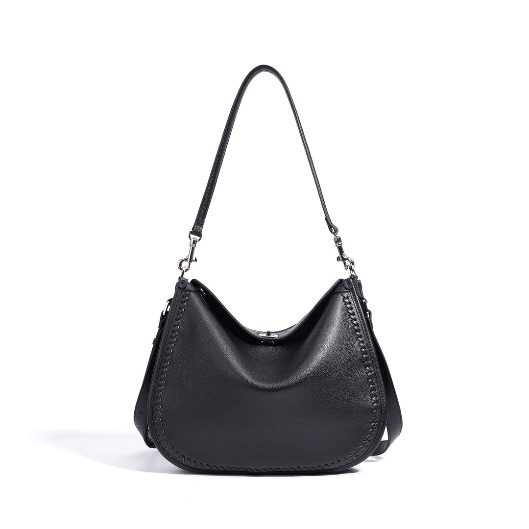 Damen Hobo-Tasche mit verspieltem Flechtmuster Nord Taschen