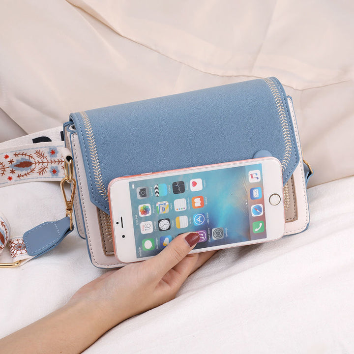 Damen modische Umhängetasche mit kreativen Farbdetails Nord Taschen