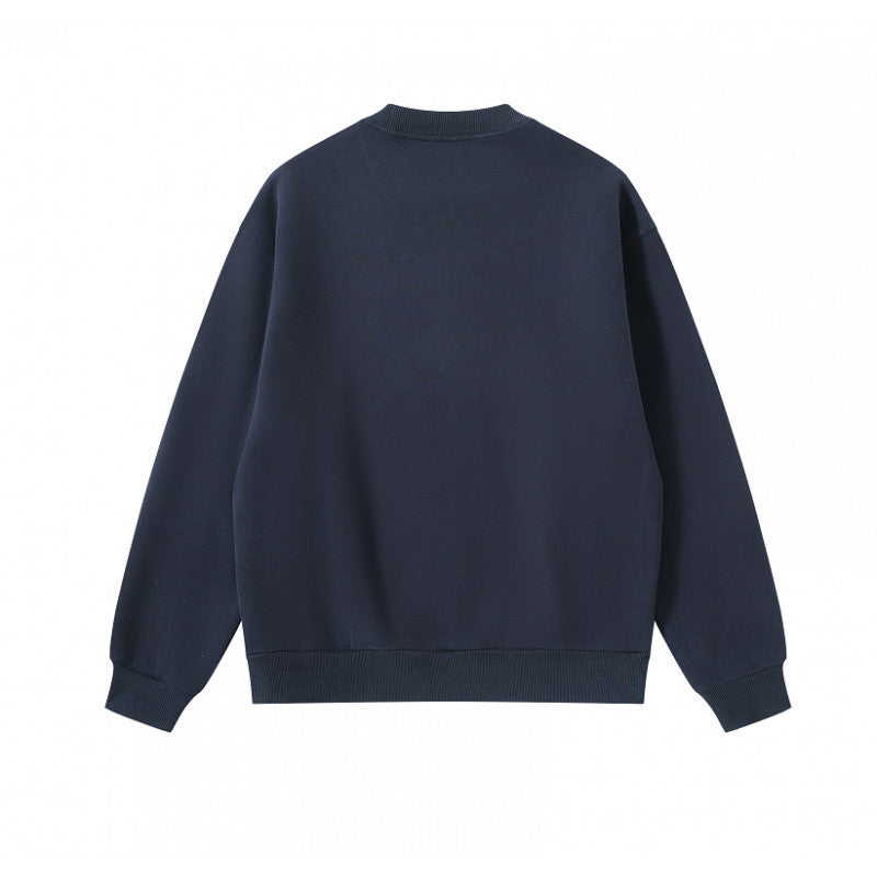Unisex Oversize-Sweatshirt mit seitlichen Druckknopfleisten, Rippbündchen und Rundhals Nord Taschen