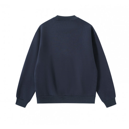 Unisex Oversize-Sweatshirt mit seitlichen Druckknopfleisten, Rippbündchen und Rundhals Nord Taschen
