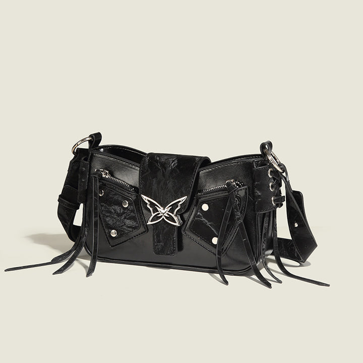 Damen Umhängetasche mit verspieltem Design und fransenbesetztem Detail Nord Taschen