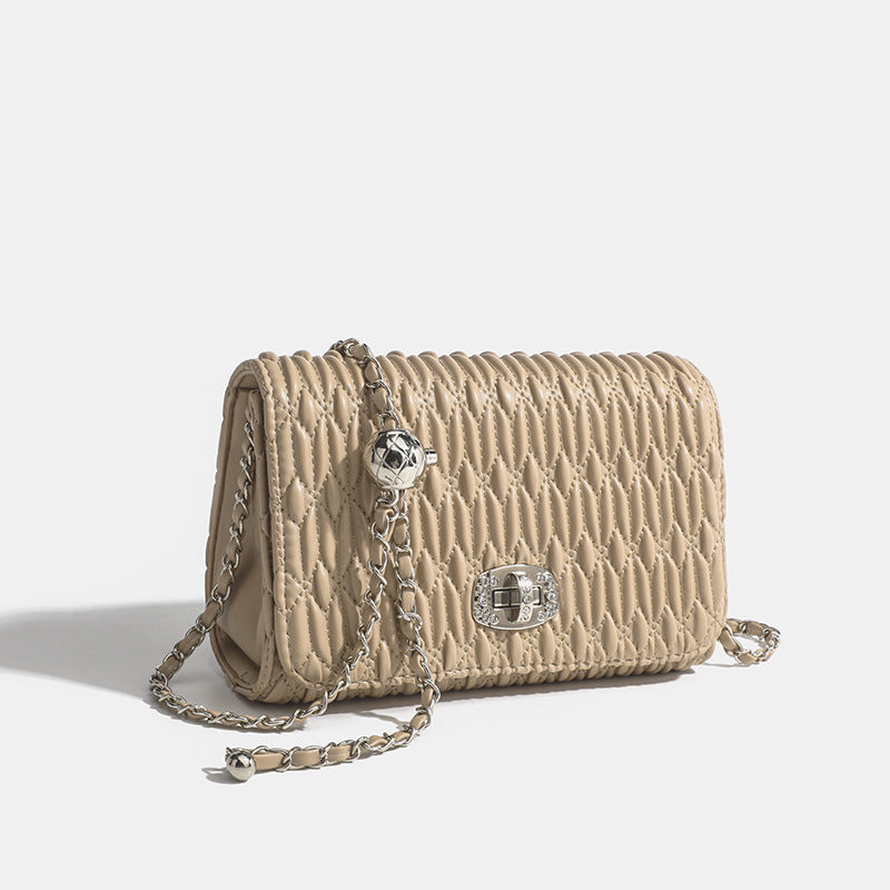 Damen Clutch-Tasche mit strukturiertem Obermaterial und eleganter Kette Nord Taschen