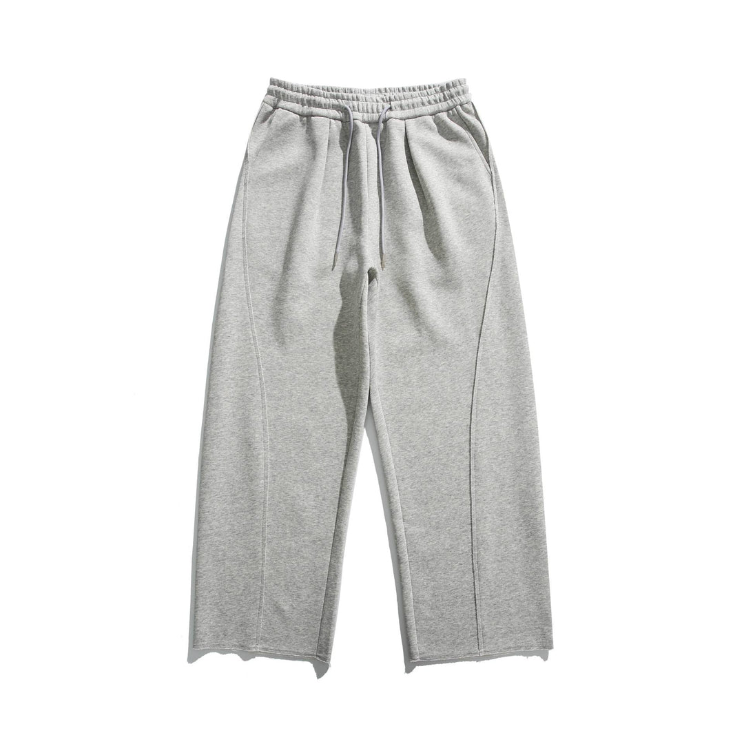 Damen Cropped-Sweatpant mit rohem Saum, elastischem Bund und seitlichen Eingrifftaschen Nord Taschen