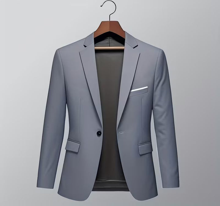 Herren taillierter Business-Sakko mit Stretchkomfort und modernem Revers Nord Taschen