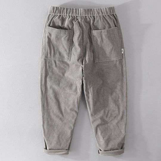 Herren Kordhose im Relaxed‑Tapered mit Kordelzugbund und Umschlag Nord Taschen