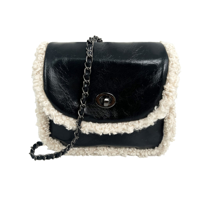 Damen Hobo-Tasche mit luxuriösem Kunstleder und geflochtenem Detail Nord Taschen