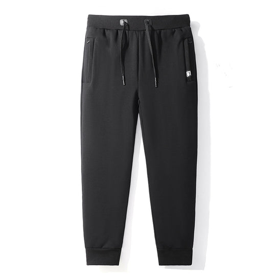 Herren Minimalistische Tech-Jogginghose mit Slim-Fit, Elastikbund und verdeckten Reißverschlusstaschen Nord Taschen