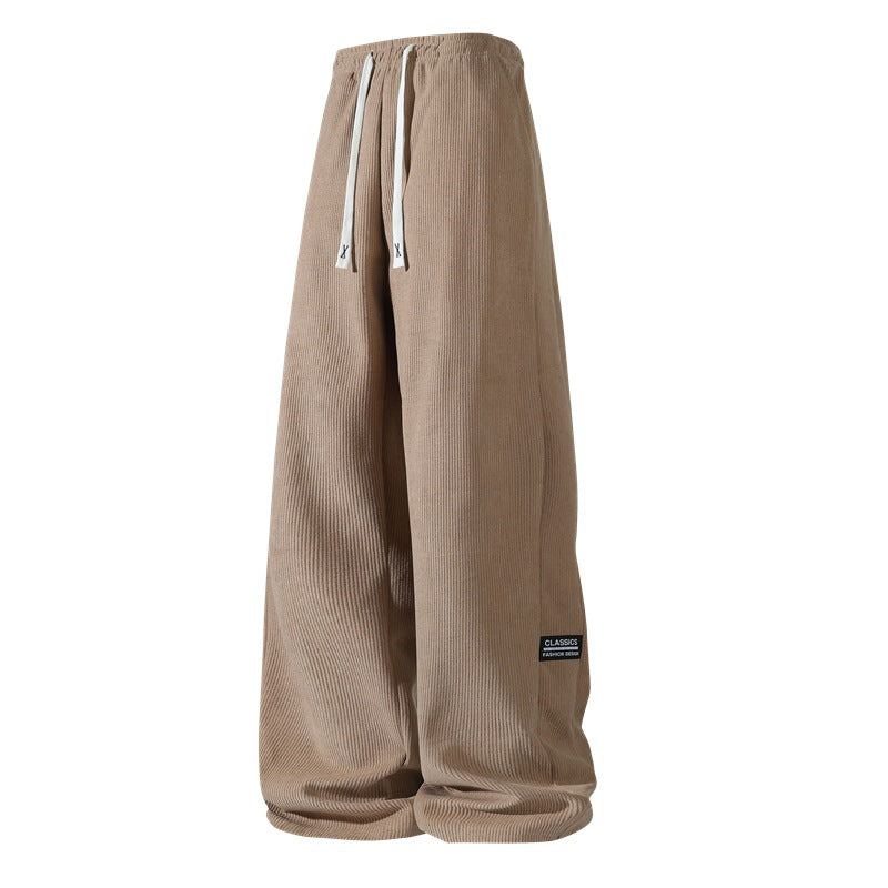 Damen Gefütterte Cord-Jogginghose mit Teddyfutter, Kordelzugbund & Seitentaschen Nord Taschen