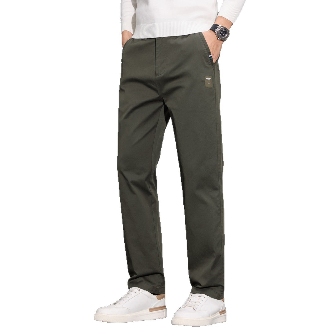 Herren Baumwoll-Chino mit geradem Schnitt und aufgesetzten Gesäßtaschen Nord Taschen