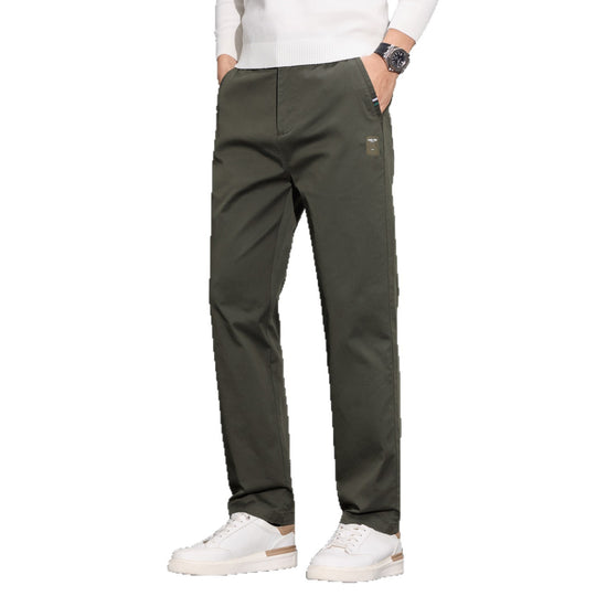 Herren Baumwoll-Chino mit geradem Schnitt und aufgesetzten Gesäßtaschen Nord Taschen