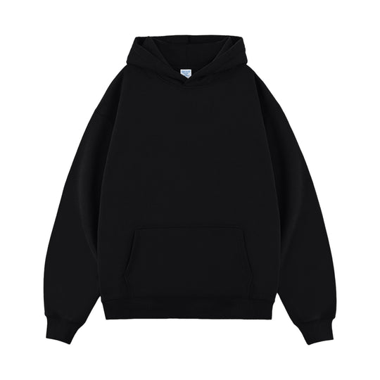Unisex nan minimalistischer Oversize-Kapuzenpullover mit gedoppelter Kapuze, tiefer Schulter und breitem Rippbund Nord Taschen