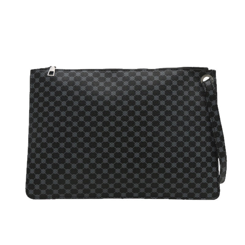 Damen elegante Clutch mit modernem Karo-Muster Nord Taschen