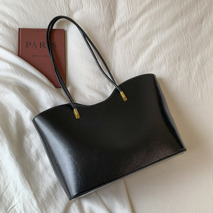 Damen elegante Shopper-Tasche mit geschwungener Silhouette Nord Taschen