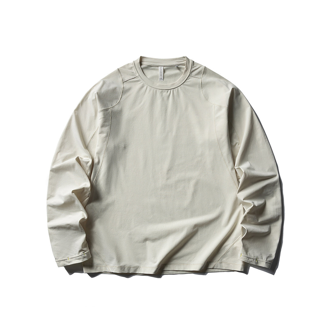 Unisex Leichter technischer Longsleeve mit Rundhalsausschnitt, Raglanärmeln und atmungsaktivem Funktionsmaterial Nord Taschen