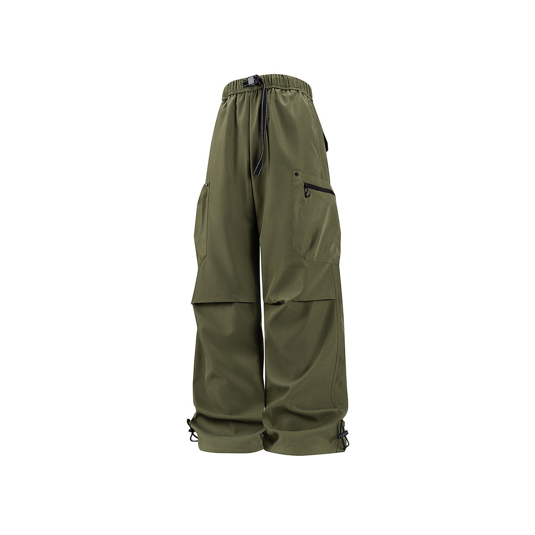Damen Weite Technical-Cargo-Hose mit Tunnelzugbund, verstärkten Kniepartien und verstellbaren Beinabschlüssen Nord Taschen
