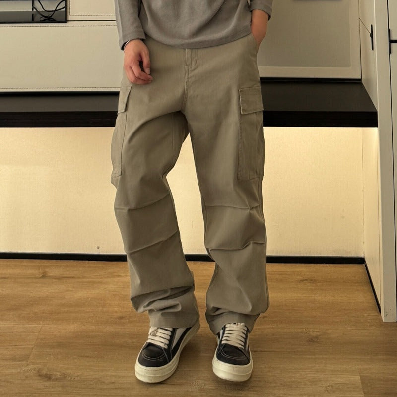Damen Modische Cargo-Hose mit weitem Schnitt Nord Taschen