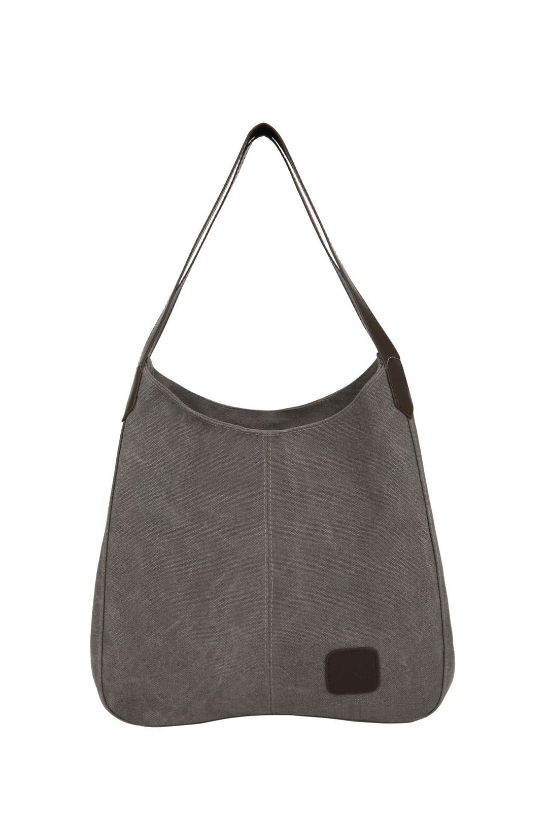 Damen Schultertasche aus strapazierfähigem Canvas mit eleganten Lederakzenten Nord Taschen