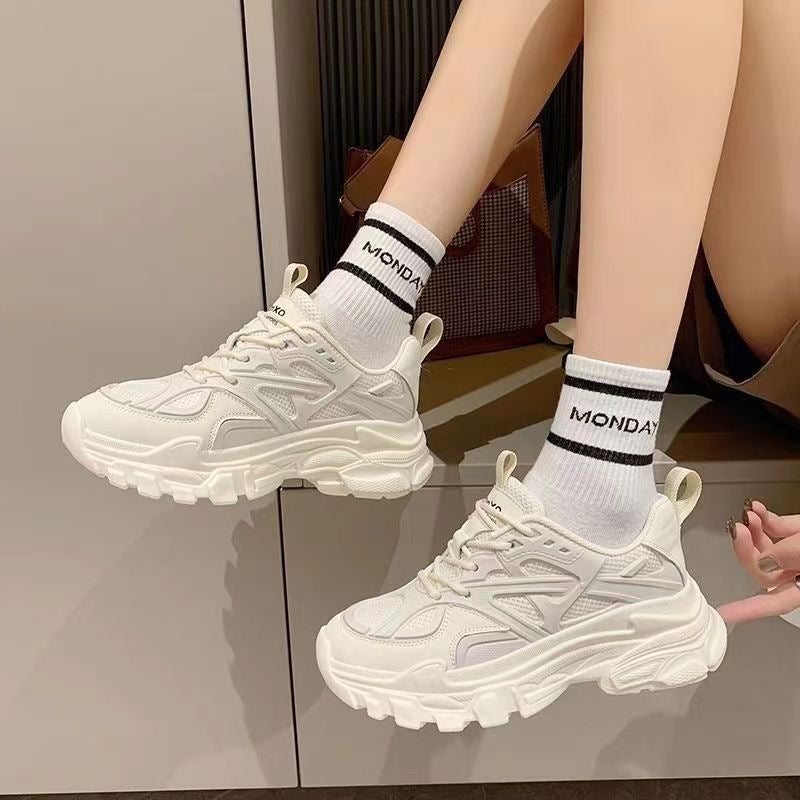 Damen Komfortable Sneaker mit rutschfester Gummisohle und atmungsaktivem Obermaterial