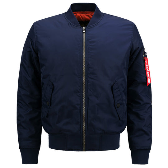 Herren Nylon-Bomberjacke mit dezentem Glanz, gestepptem Thermofutter und Utility-Ärmeltasche Nord Taschen