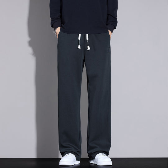 Herren Locker geschnittene Sweatpants mit Kordelzug und geradem Bein Nord Taschen