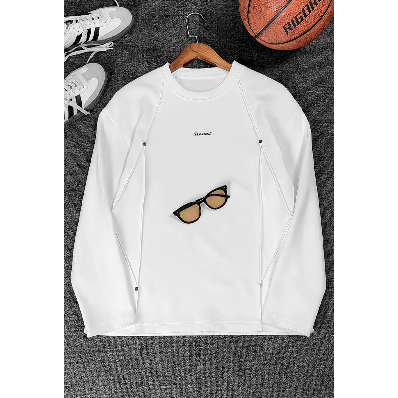 Herren Sportlicher Sweatshirt mit Raglanärmeln Nord Taschen