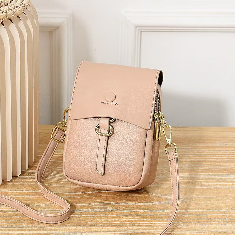 Damen Schultertasche mit praktischem Fächersystem und verstellbarem Tragegurt Nord Taschen