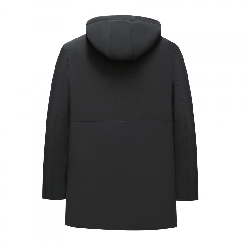 Herren Hochwertige Winterjacke mit Kunstfellfutter Nord Taschen