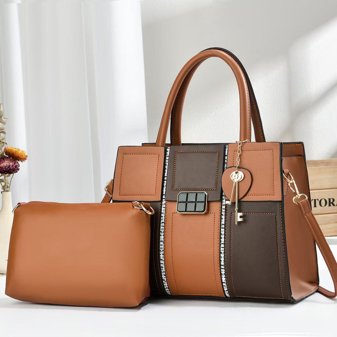 Damen elegante Handtasche mit abnehmbarer Clutch Nord Taschen