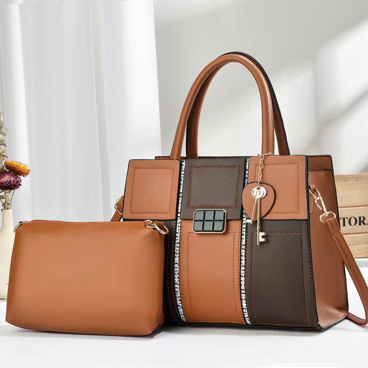 Damen elegante Handtasche mit abnehmbarer Clutch Nord Taschen