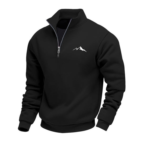 Herren Sweatshirt mit kurzem Reißverschluss Nord Taschen
