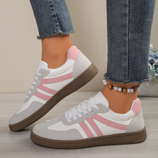 Damen Sneakers im sportlichen Design mit atmungsaktivem Obermaterial und bequemer Dämpfung