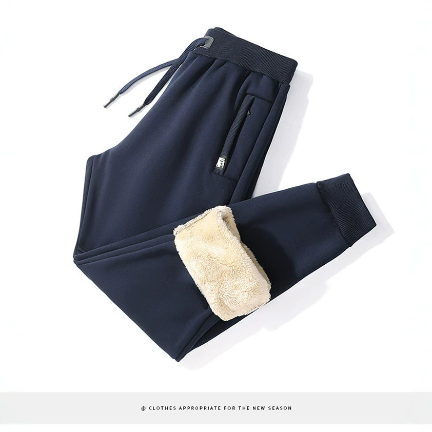 Herren Minimalistische Tech-Jogginghose mit Slim-Fit, Elastikbund und verdeckten Reißverschlusstaschen Nord Taschen