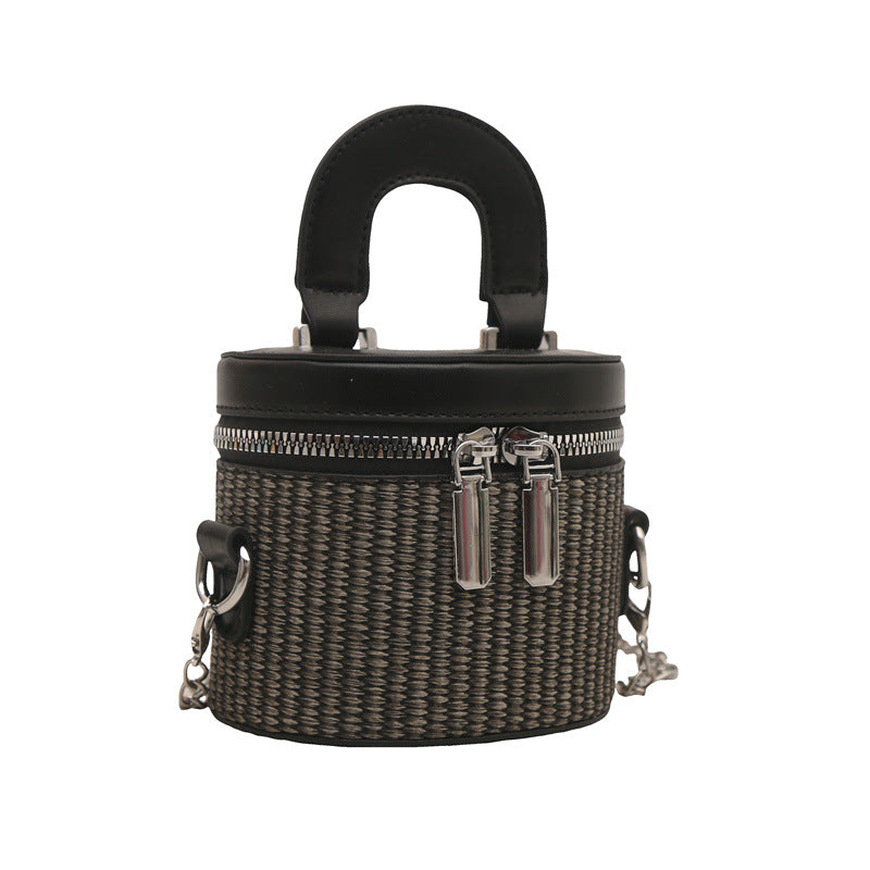 Damen Mini-Rucksackhandtasche mit elegantem Zipper und praktischem Tragegriff Nord Taschen