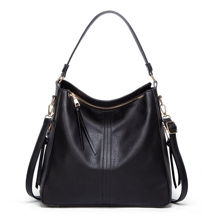 Damen Hobo-Tasche aus hochwertigem Kunstleder mit geräumigem Innenleben Nord Taschen