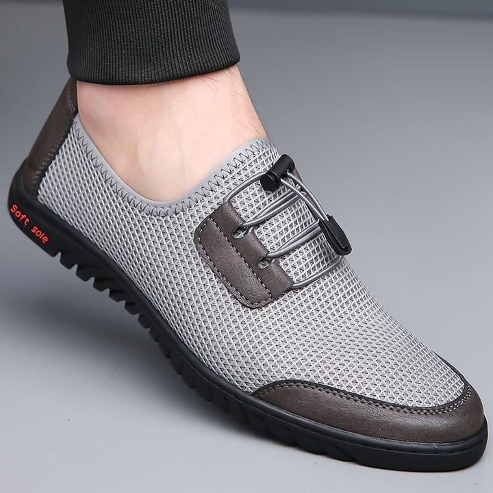 Herren Bequeme Mesh-Slipper mit elastischem Schnürsystem